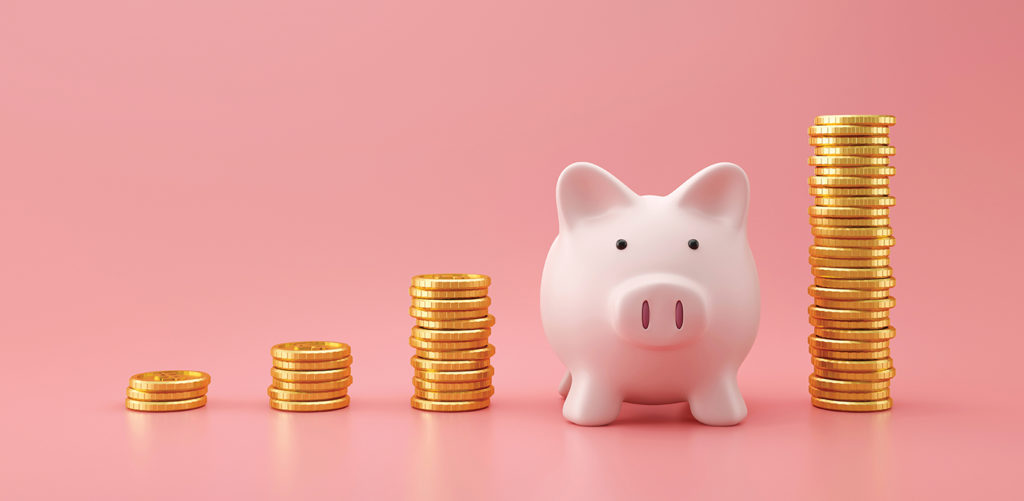 Money Planning To-Do list piggy bank with coins image