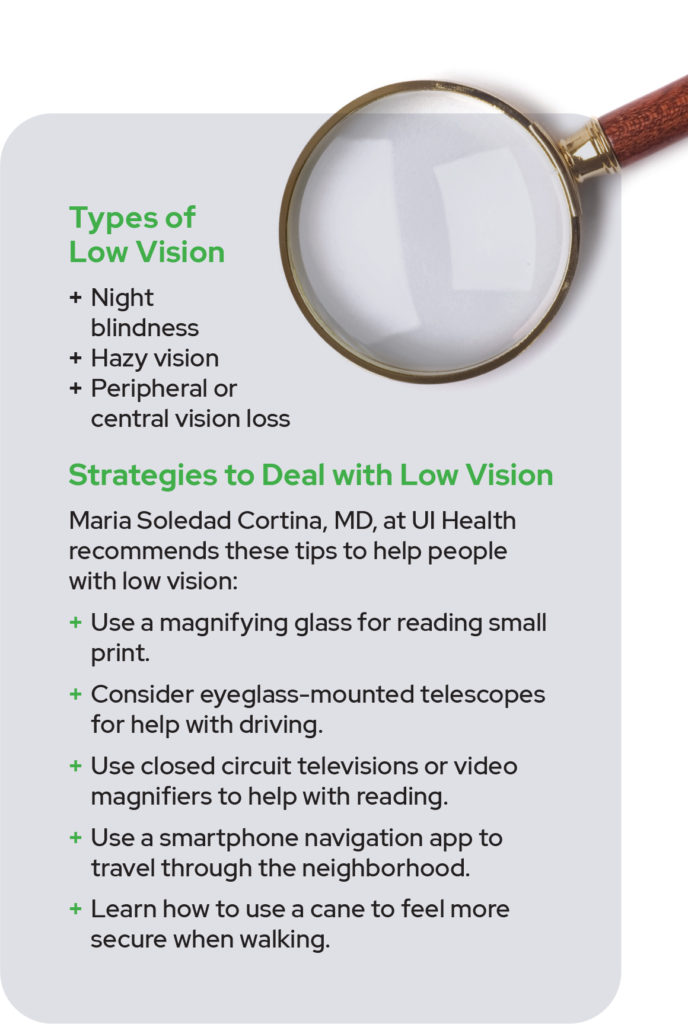 Types of low vision sidebar