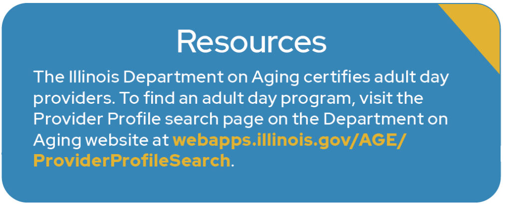 Adult Day Program Resources