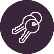keys icon. tips to prevent wandering