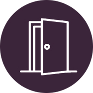 door icon. tips to prevent wandering