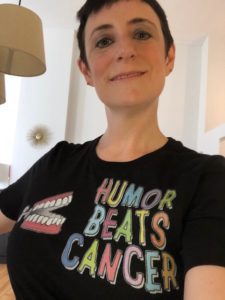 Olivia Clarke, president and founder of nonprofit Humor Beats Cancer