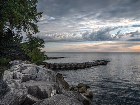 Lake Michigan. Photo by Nelson W. Armour, taken on day 5 of his cancer treatment. Benefits of blue space