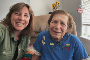 Katie Scarlett Brandt and her grandmother