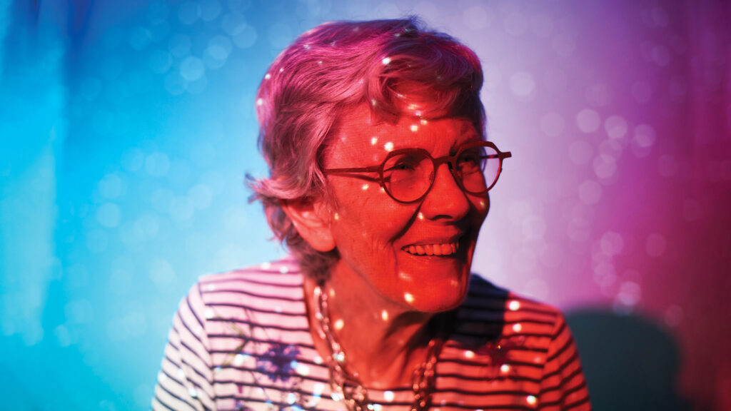 Tovertafel, an interactive light projection system designed for people with dementia. Photo courtesy of Tover.