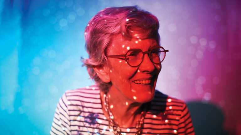 Tovertafel, an interactive light projection system designed for people with dementia. Photo courtesy of Tover.