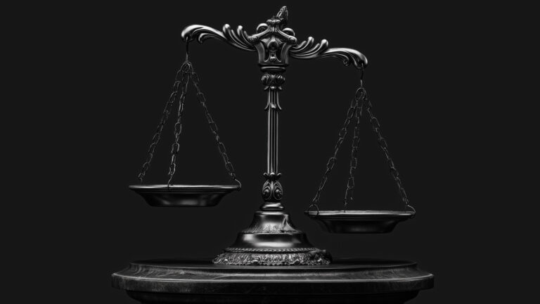 Scales of justice. Legal updates.