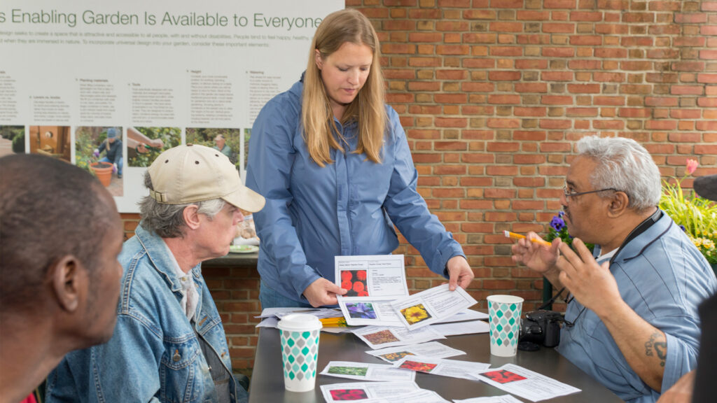 Workshop at the Buehler Enabling Garden
