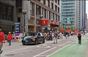 Chicago's Disability Pride Parade travels along Dearborn Street, from Printer's Row to Daley Plaza.